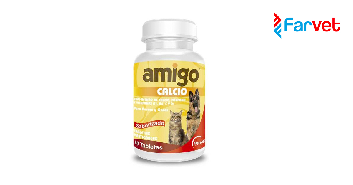 Amigo® Calcio - Multivitamínico | Farvet Veterinaria